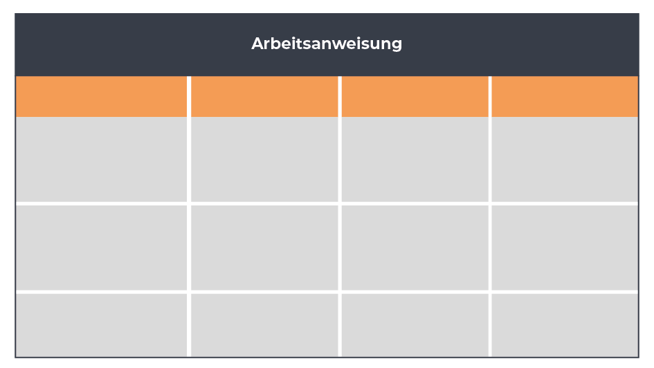 Arbeitsanweisung - 1