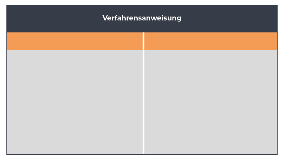 Verfahrensanweisung - 1