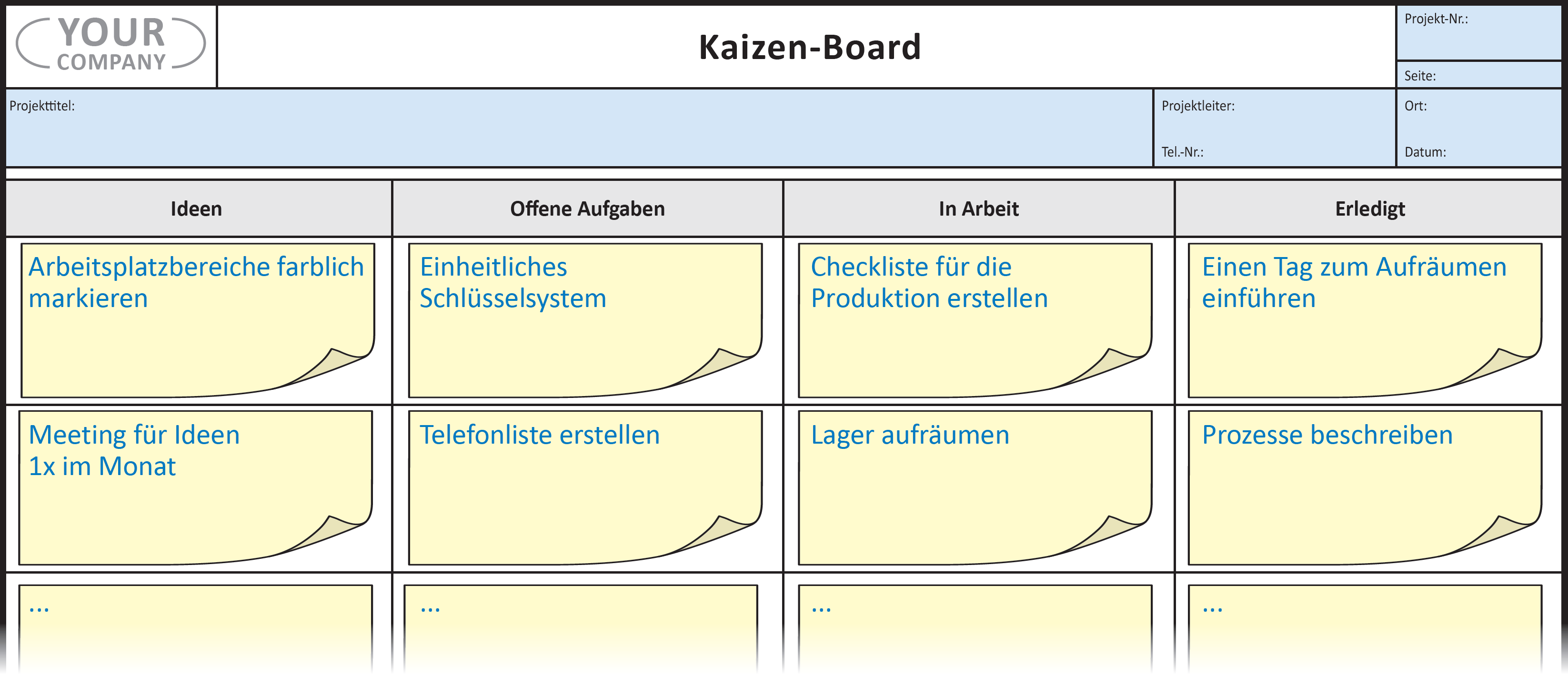 Kaizen Board